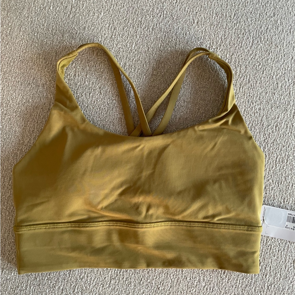 lululemon athletica Gold Sports Bra